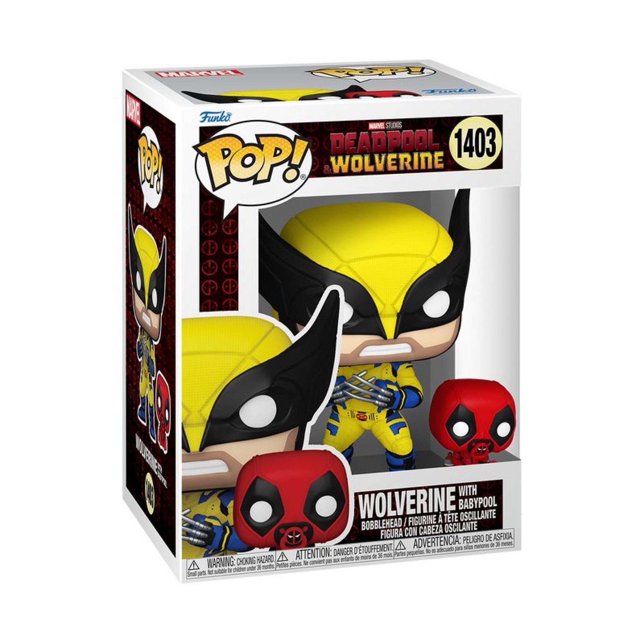 Deadpool & Wolverine with Babypool Funko Pop! Vinyl Figure